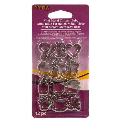 pme shapes pluger cutters s m Sculpey Mini Metal Cutters мини-формы для глины AM AMM1012 дети