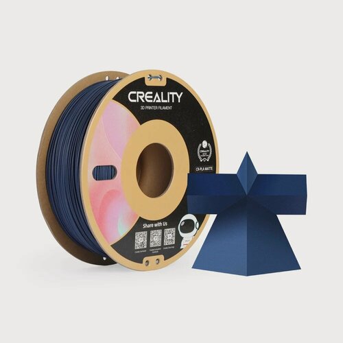 Изображение товара Филамент Creality CR-PLA Matte PLA 3D Printing 1.75мм. Темно синий (Navy Blue) 1 кг.