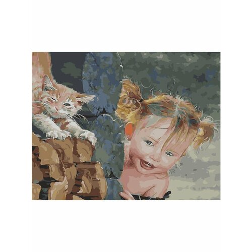 Картина по номерам Два рыжика 40х50 см Hobby Home картина по номерам два кота 40х50 см