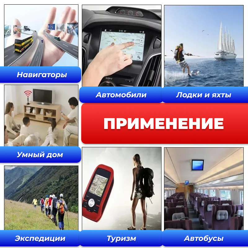 Портативная антенна GPS+ГЛОНАСС (SMA, 28дБ, 3м) CAA48С на скотче