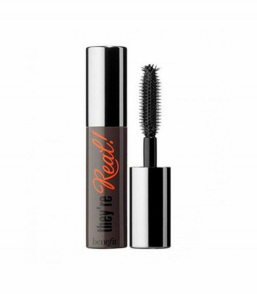 Удлиняющая и подкручивающая тушь для ресниц мини-формат Benefit theyre REAL beyond mascara JET BLACK 3g