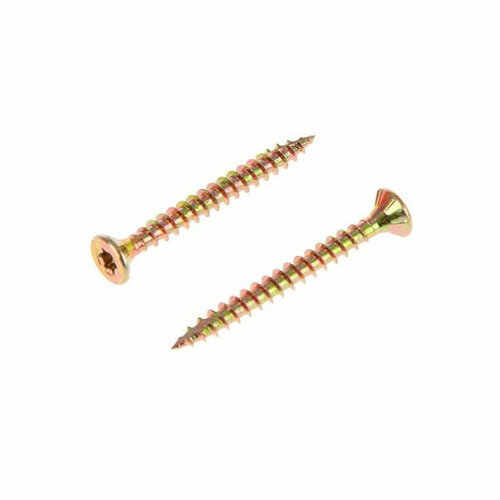 Саморез Жесть по дереву, желтый цинк, 3.5х35, 200 шт, контейнер 280 мл