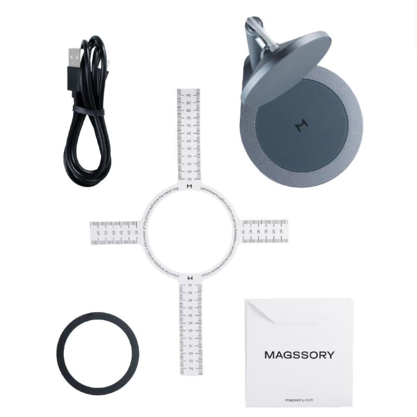 Беспроводное зарядное устройство Magssory 2 в 1, совместимое с MagSafe — фото 1