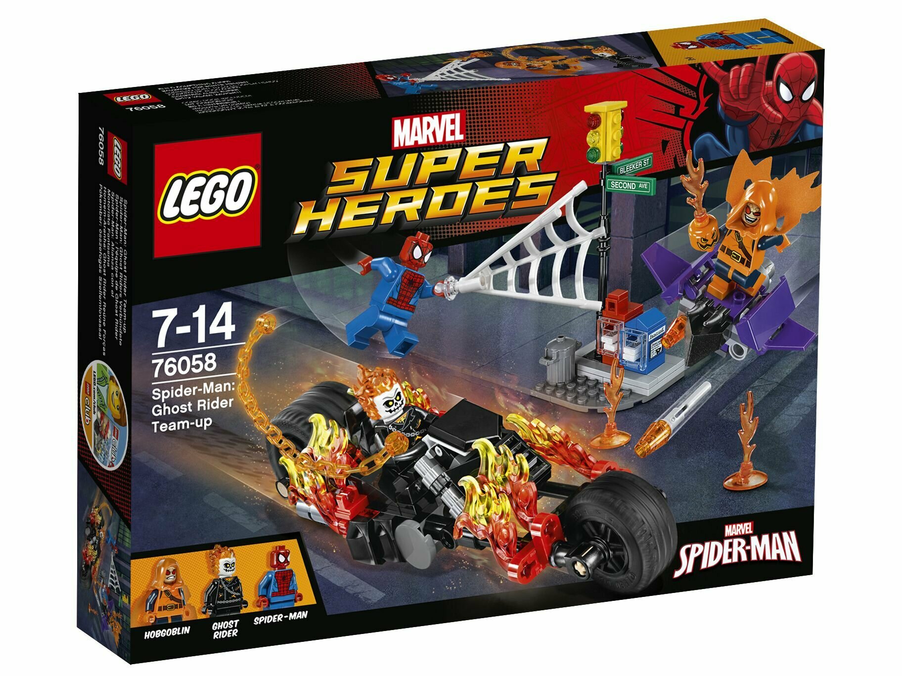 Конструктор LEGO Super Heroes 76058 Spider-Man: Ghost Rider Team-up (Человек-паук: союз с Призрачным гонщиком)