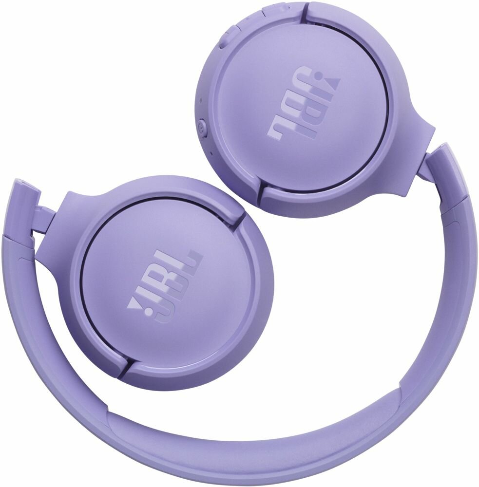 Беспроводные наушники с микрофоном JBL Tune 520BT Фиолетовые — фото 1