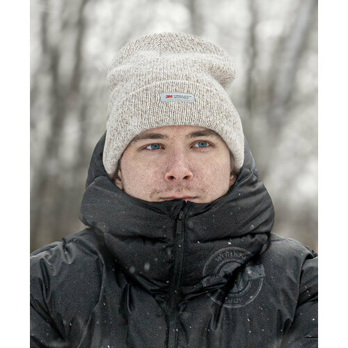 фото Шапка 3m иней 3m™ тинсулейт ( thinsulate ) для мужчин и женщин, размер универсальный, бежевый