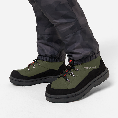 Забродные ботинки для вейдерсов Greenwood на резиновой подошве для рыбалки, охоты и квадроциклов