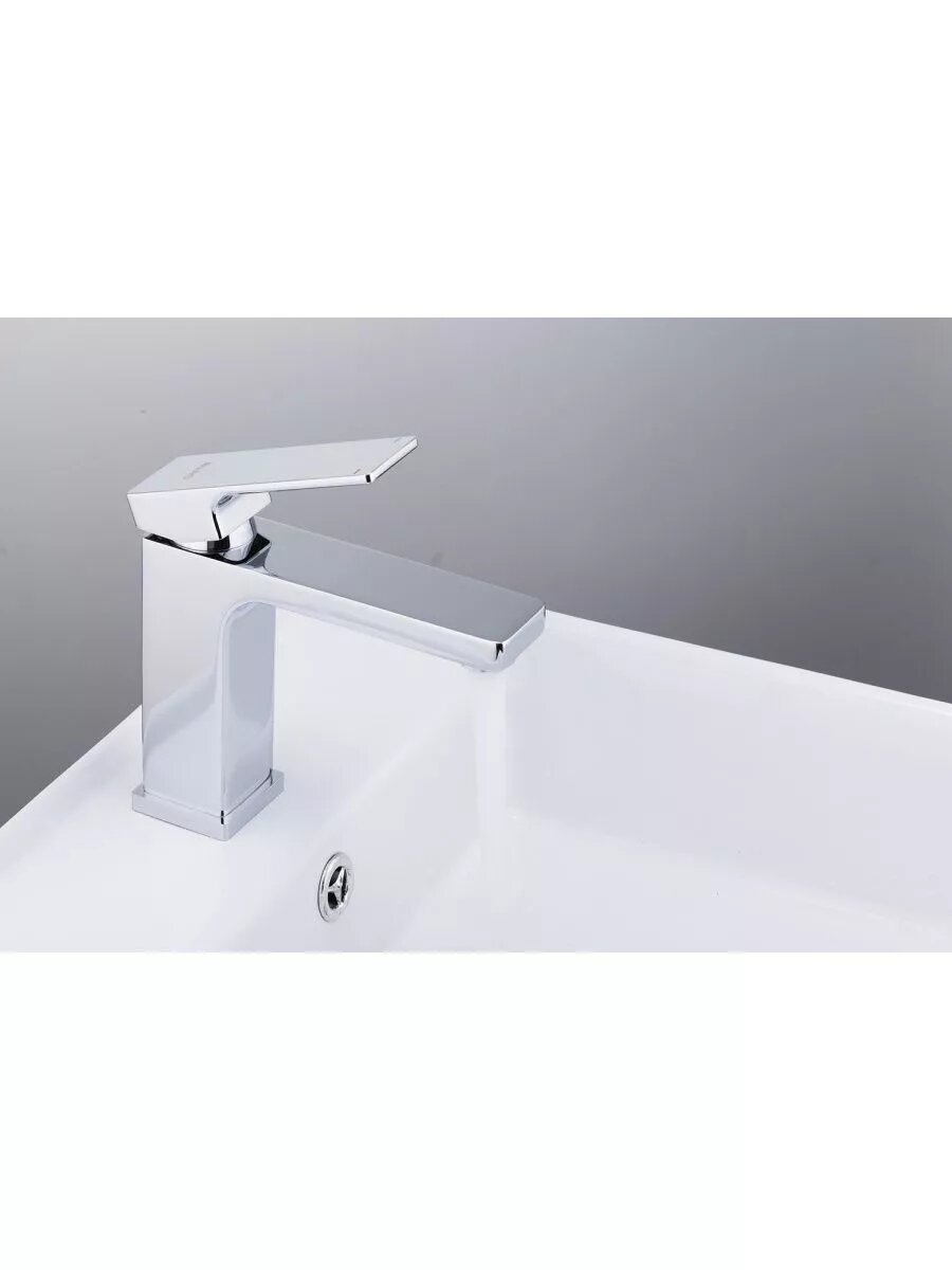 Смеситель для раковины низкий Gappo G1018 Futura, лутнь в цвете хром — фото 1