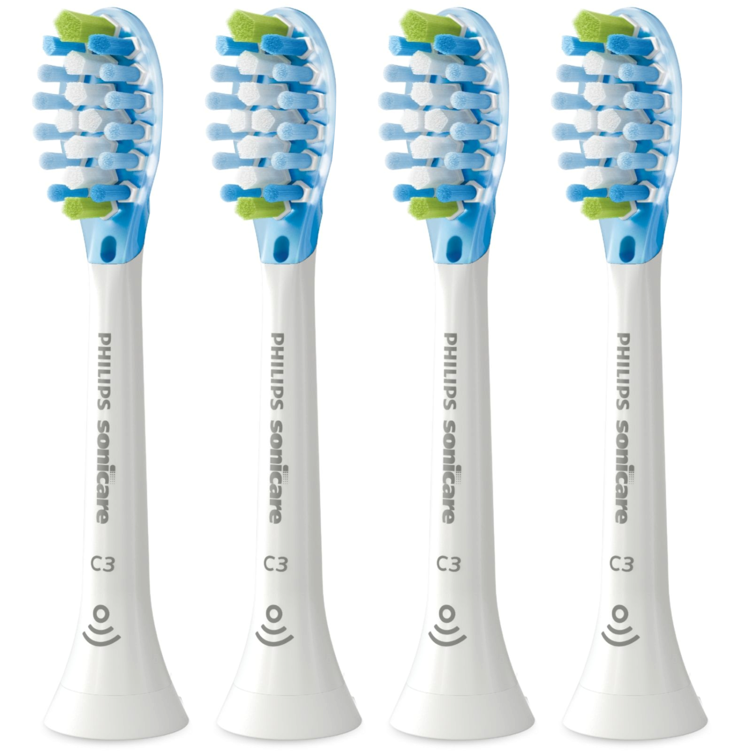 Насадки Philips C3 Premium Plaque Defence Белые, 4 шт