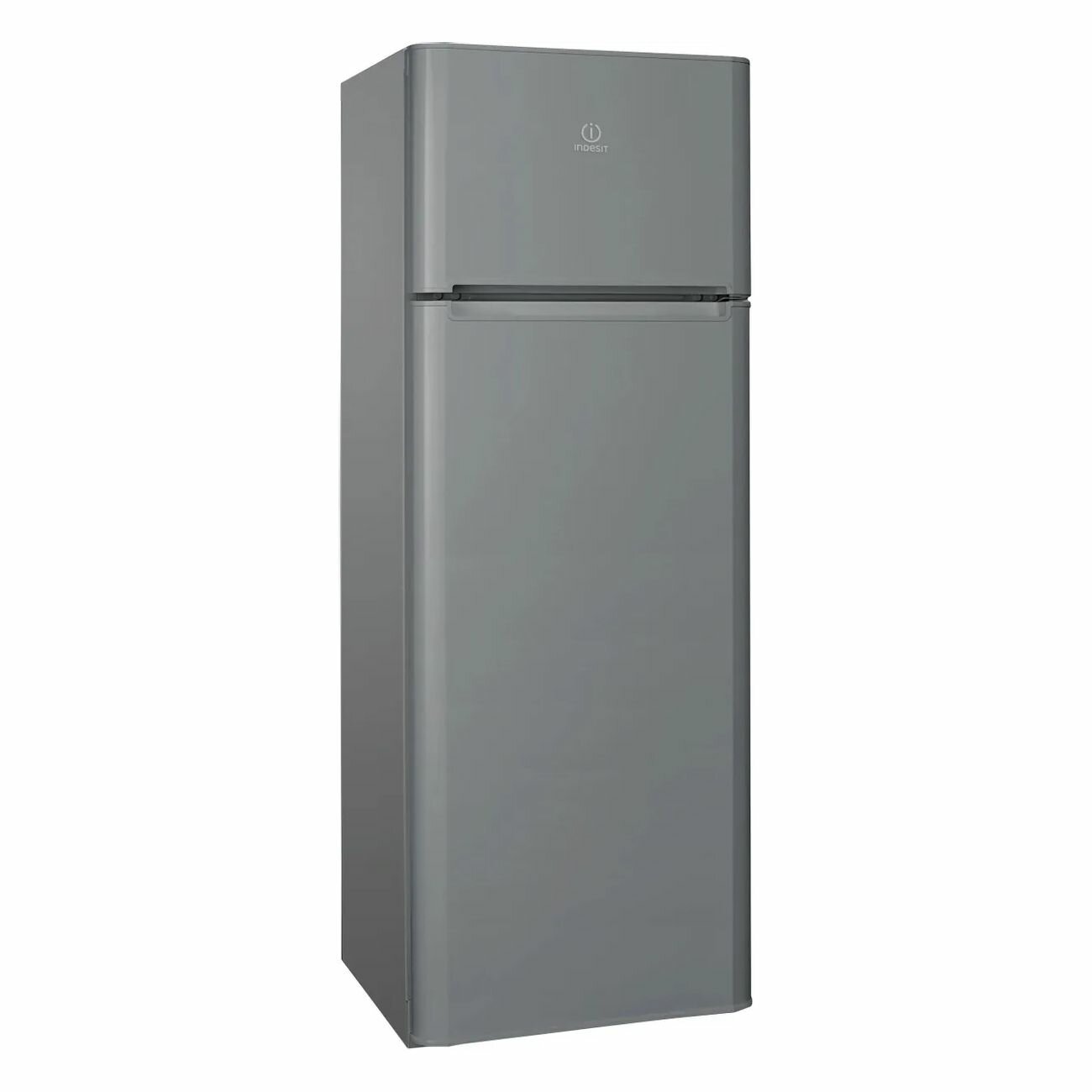Холодильник двухкамерный Indesit TIA 14 G, общий объем 245 л, класс энергопотребления A, механическое управление, капельное и ручное размораживание, серый