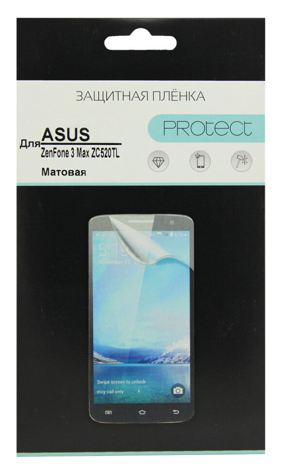 Пленка защитная Protect для Asus Zenfone 3 Max ZC520TL матовая