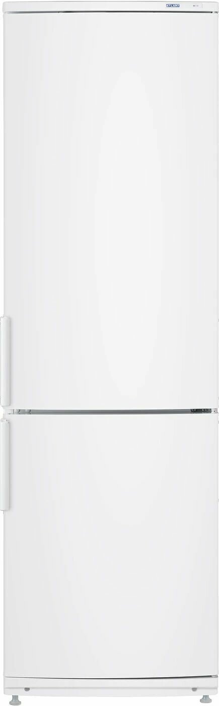 Холодильник двухкамерный Atlant SOFT LINE ХМ-4024-000 класс A, 367л, 39дБ, полки из ударопрочного стекла, ручка скоба и перенавешиваемые двери, LED освещение и механическое управление