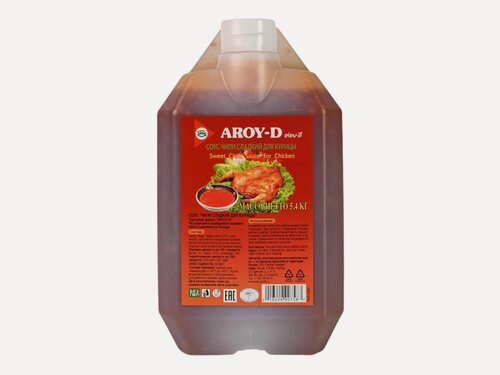 Изображение товара Соус "Чили сладкий для курицы" AROY-D, 5,4 кг