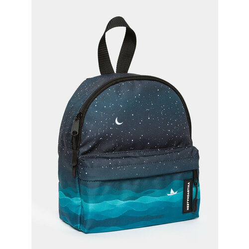 Рюкзак НЕСТАНДАРТИКА фактура гладкая Лунный мотылек 1590₽