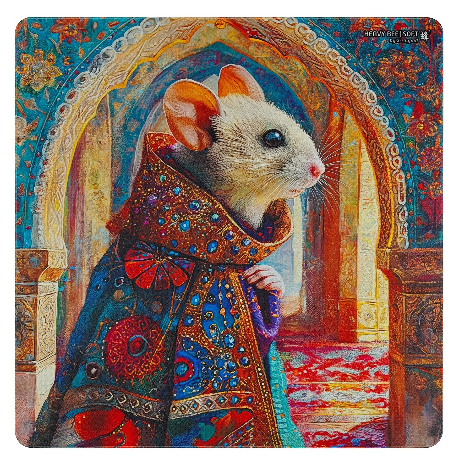 Коврик для мыши X-raypad Heavy Bee Mosque - Soft XL Square (500x500x4мм)