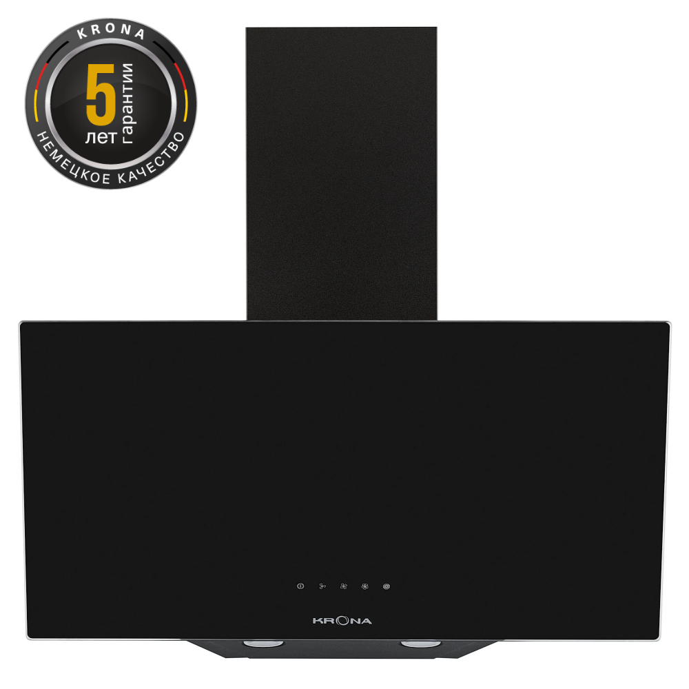Вытяжка кухонная 60 см наклонная KRONA HELGA 600 black S