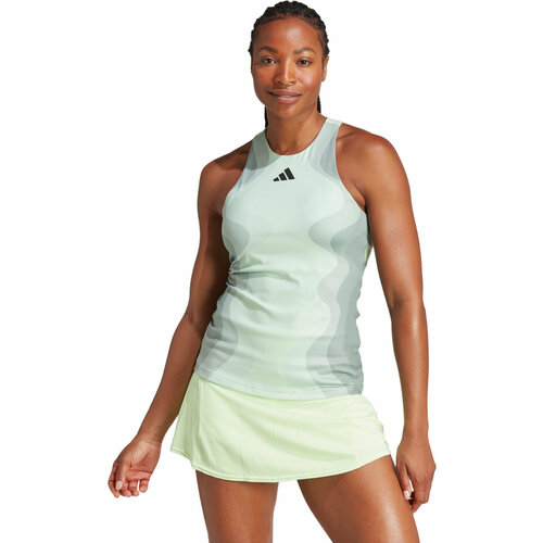 фото Майка adidas y-tank pro w, размер xs int, зеленый
