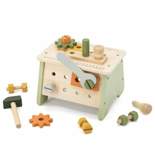 VIGA PolarB Набор Верстак 30 предметов зеленый дерево 44249 с 3 лет 2652₽