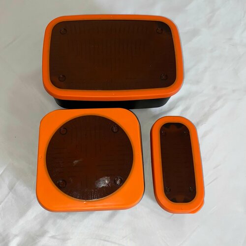 Набор из З-х коробок для наживок и замачивания пеллетса