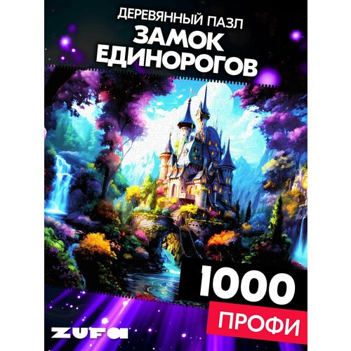 фото Пазл замок единорогов 1000 деталей сложный zufa