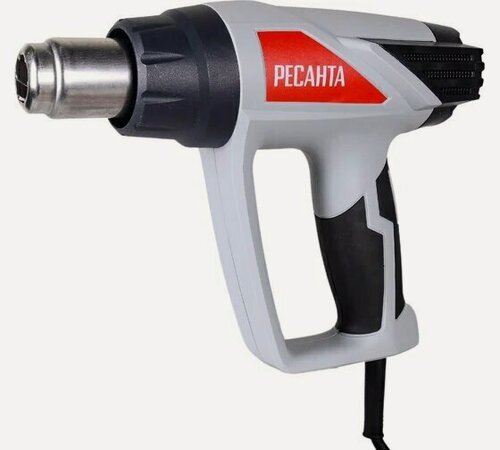 Изображение товара Строительный фен РЕСАНТА ФЭ-2000ЭКД, 2000 Вт серый/черный