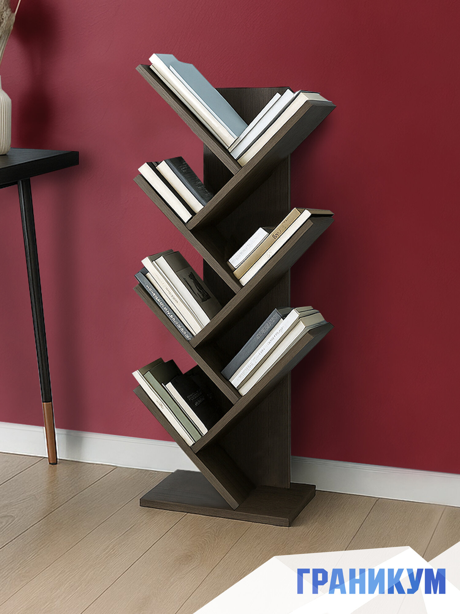 Стеллаж деревянный для книг 