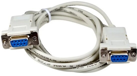 Нуль-модемный кабель Bion RS-232 DB9F/DB9F, 1.8м, белый
