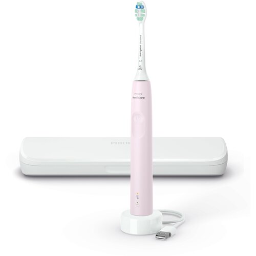 звуковая зубная щетка Philips Sonicare 3100 HX3673, розовый