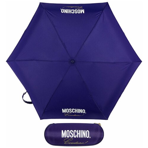 Зонт складной Moschino 8014-superminiF Couture! Blue