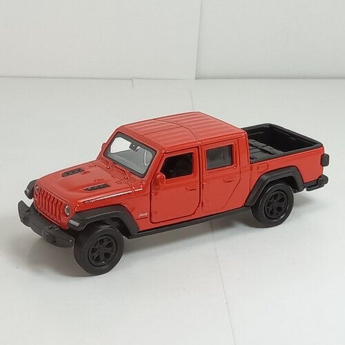 Металлическая машинка 1:34-1:39 JEEP GLADIATOR 2020г, оранжевый 43788D Welly игрушка модель машины jeep gladiator 43788 синий