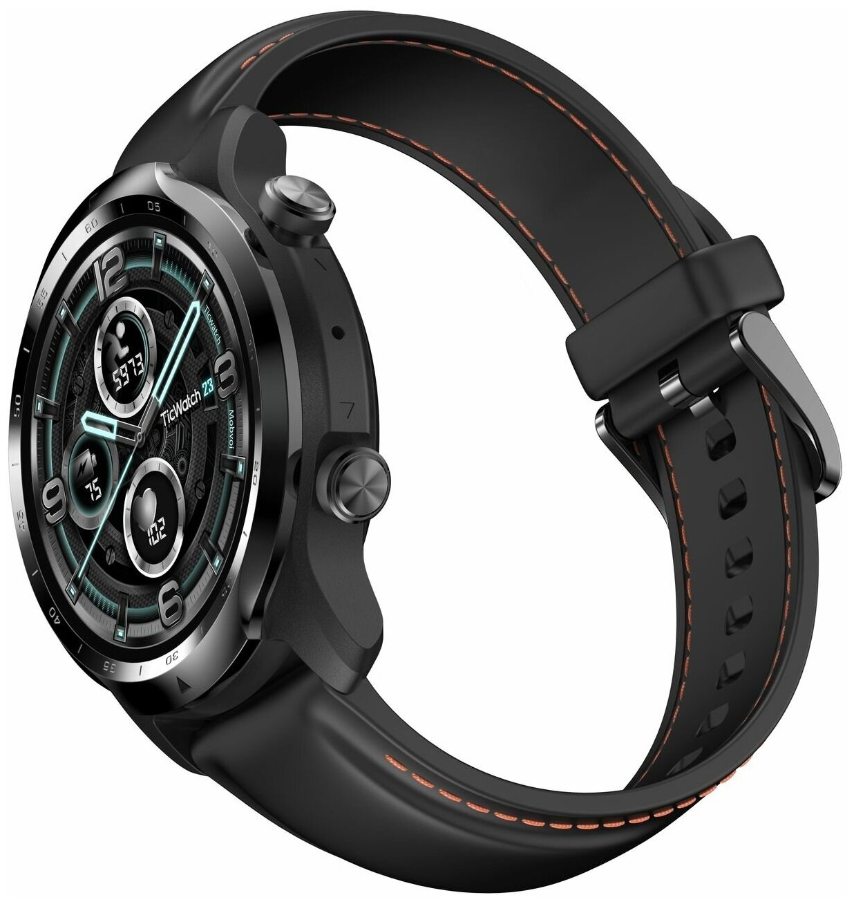 Смарт-часы ARK Ticwatch Pro 3 GPS, 1.512мм, 1.39", черный / черный [p1032000300a] - фото №7