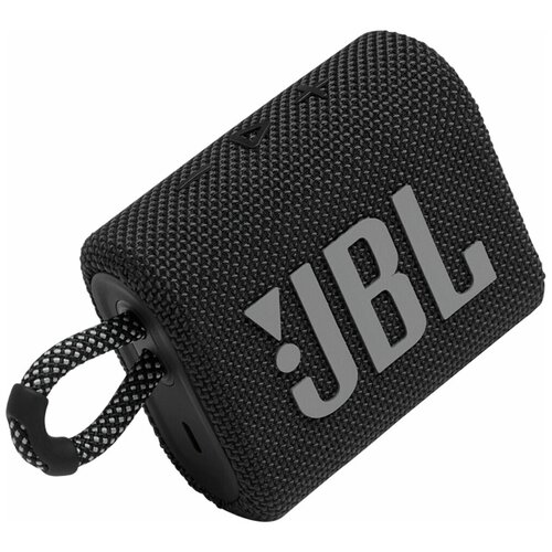 Портативная акустическая система JBL GO 3, черный (GO3-BLKAM)