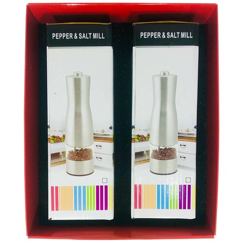 Подарочный набор 3пр мельница для специй электрическая Тут Просто