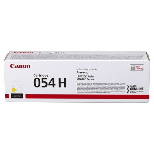 Картридж лазерный Canon 054 H Y 3025C002 жел. пов. емк. для MF645Cx