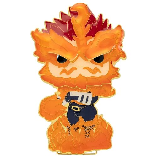 фигурка funko pop animation энджи тодороки my hero academia endeavor из аниме моя героическая академия Значок Funko POP!, эмаль, оранжевый, синий