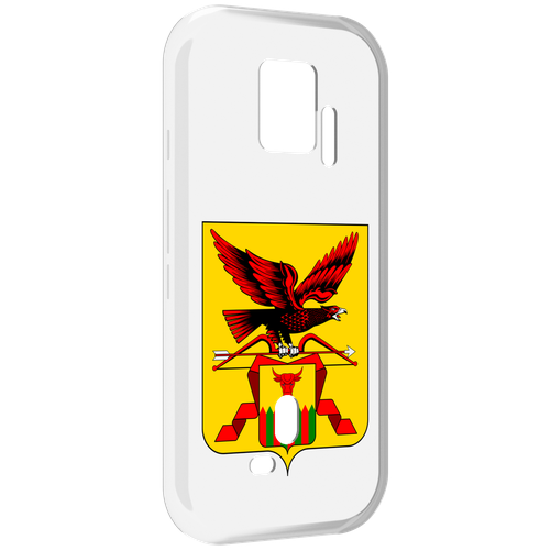 Чехол MyPads герб-забайкальский-край для ZTE Nubia Red Magic 7S Pro задняя-панель-накладка-бампер