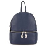 Женский рюкзак из натуральной кожи «Моник» 1235 Blue - изображение