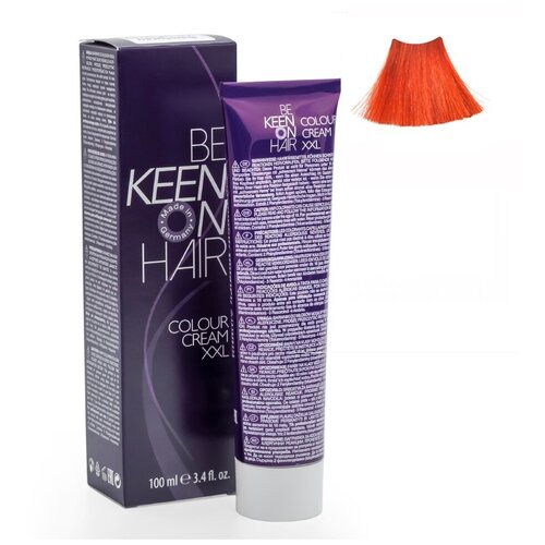 KEEN Be Keen on Hair крем-краска для волос XXL Colour Cream, 6.44 dunkelblond kupfer-intensiv, 100 мл keen be keen on hair крем краска для волос xxl colour cream 8 44 blond kupfer intensiv 100 мл