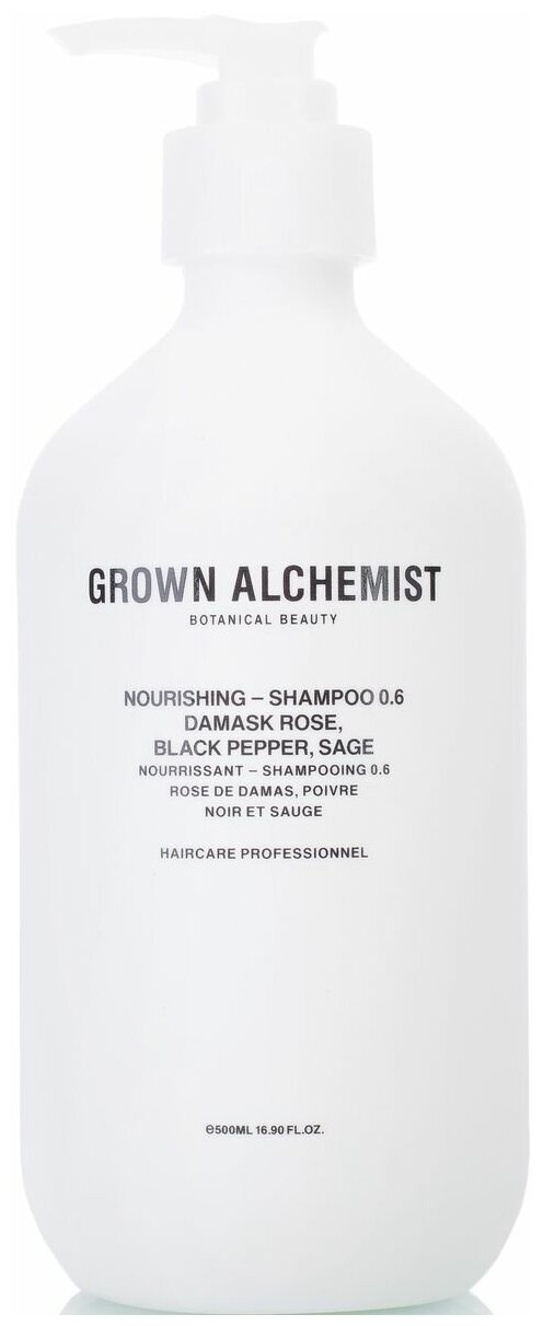 Grown Alchemist Питательный шампунь для волос Nourishing Shampoo 500 мл
