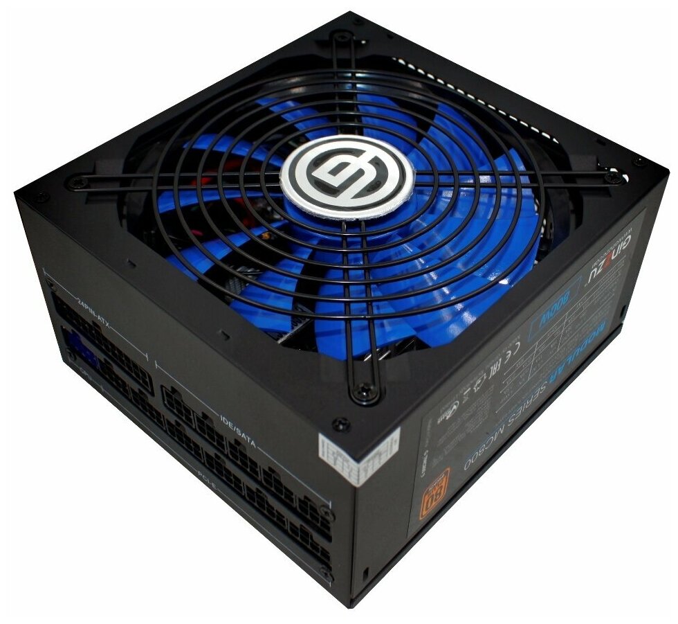 Блок питания Ginzzu MC800 80+ Bronze 800W