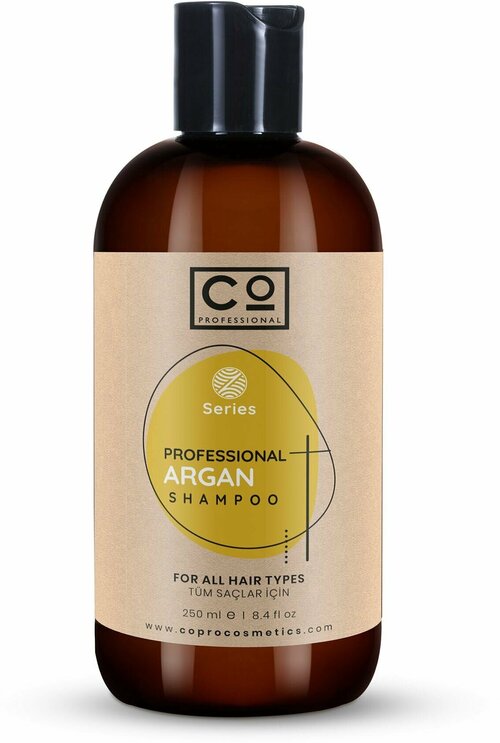 Шампунь с аргановым маслом CO PROFESSIONAL Argan Shampoo, 250 мл