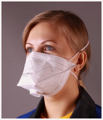 Изображение товара Респиратор РК Нева-210 с клапаном FFP2 до 12 ПДК (3423)