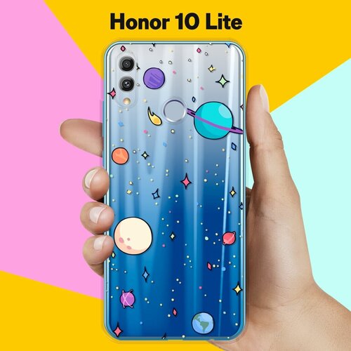 Силиконовый чехол на Honor 10 Lite Планеты / для Хонор 10 Лайт силиконовый чехол планеты на honor 10 lite