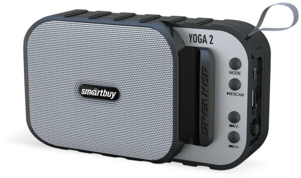 Портативная акустика SmartBuy YOGA 2, SBS-5040, (черный/серый)