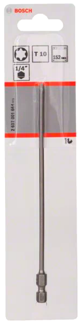 Бита BOSCH Extra Hard 152 мм T10 1шт