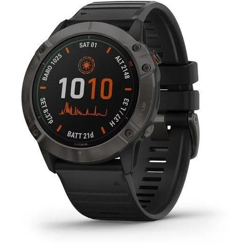 Умные часы Garmin Fenix 6X Pro Solar Titanium DLC