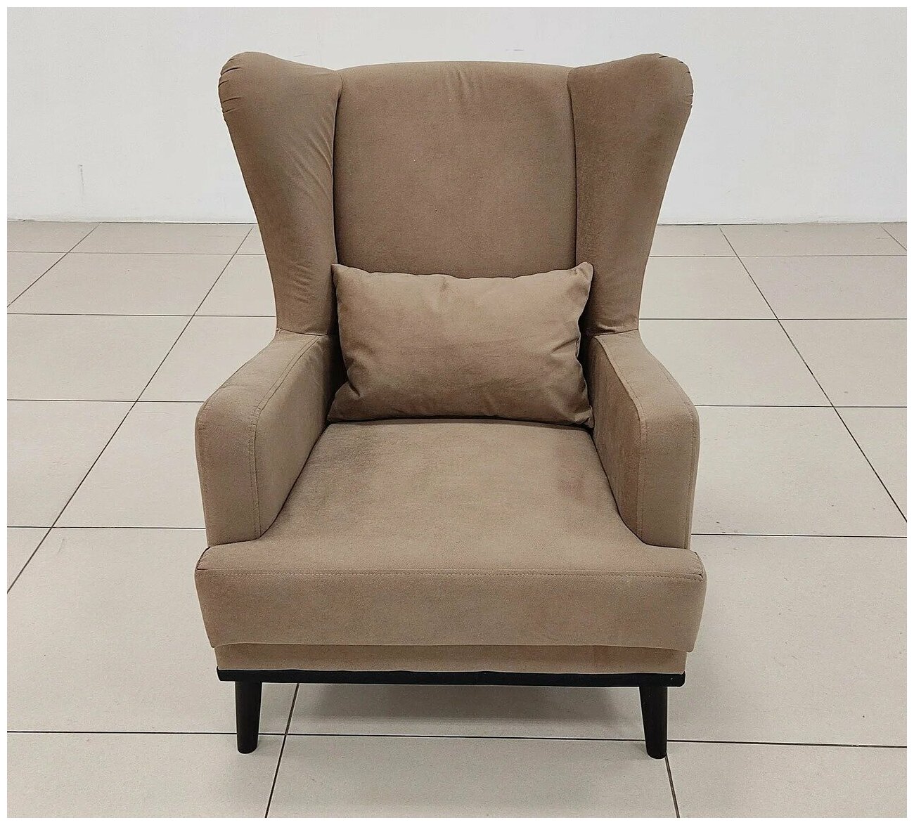 Кресло SAV светло - коричневый велюр 90х75х96см