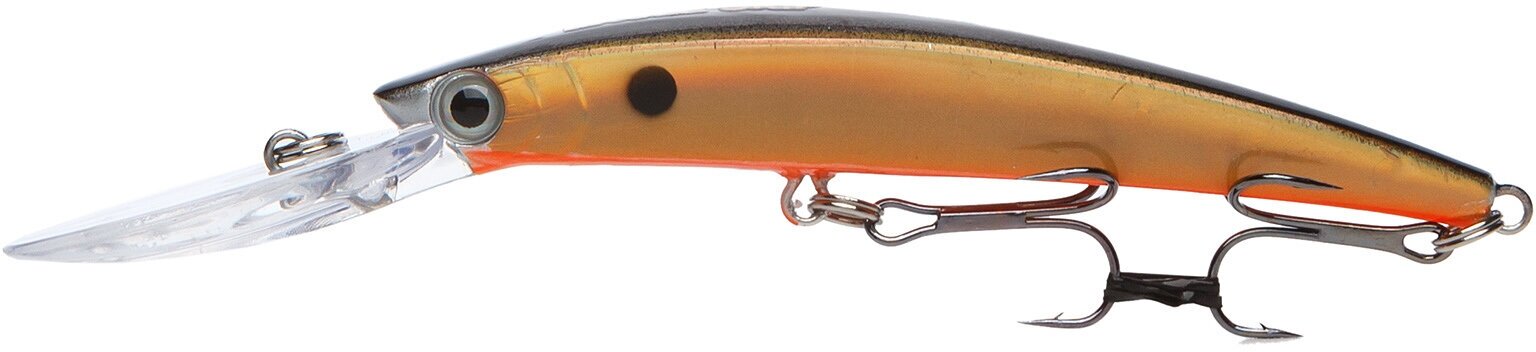 Воблер EAGLE GRIP Crysnal 3D Minnow 110 mm YZ 573 Gold плавающий 17 гр. Форма и расцветка японские.