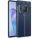 Накладка силиконовая для Honor X9a / Honor X40 5G / Honor Magic5 Lite 5G под кожу синяя - изображение