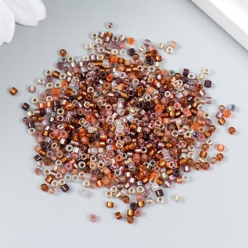 Бисер стекло 120 Перламутр Карамельное ассорти 10 гр 318₽